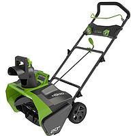 Снегоуборщик аккумуляторный Greenworks GD40SB 40V / 2600607 (с АКБ 4Ач и ЗУ)