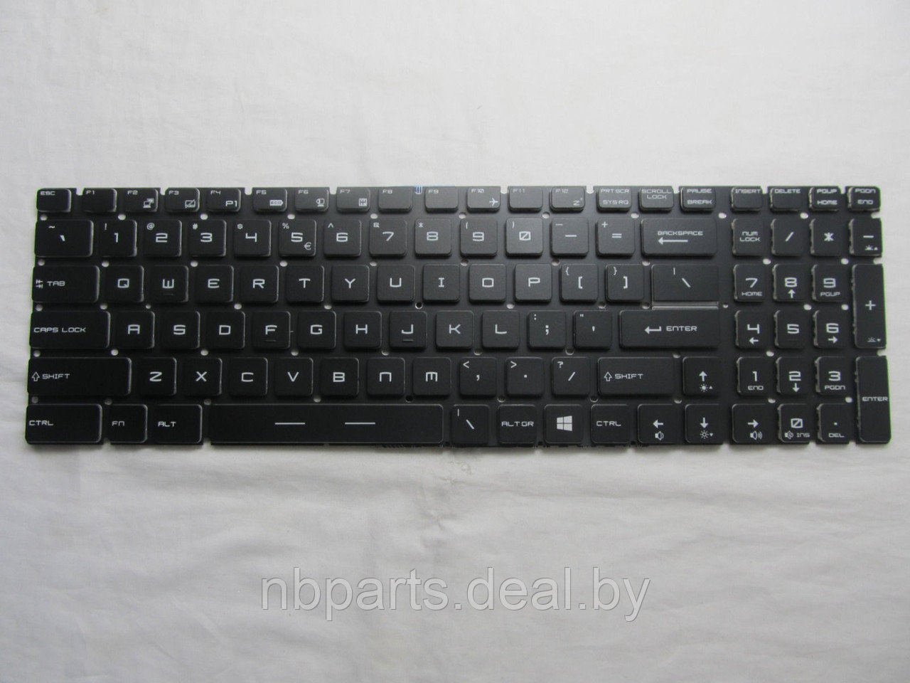 Клавиатура для ноутбука MSI GT72, GS60, чёрная, без ушей, RU - фото 1 - id-p111770933
