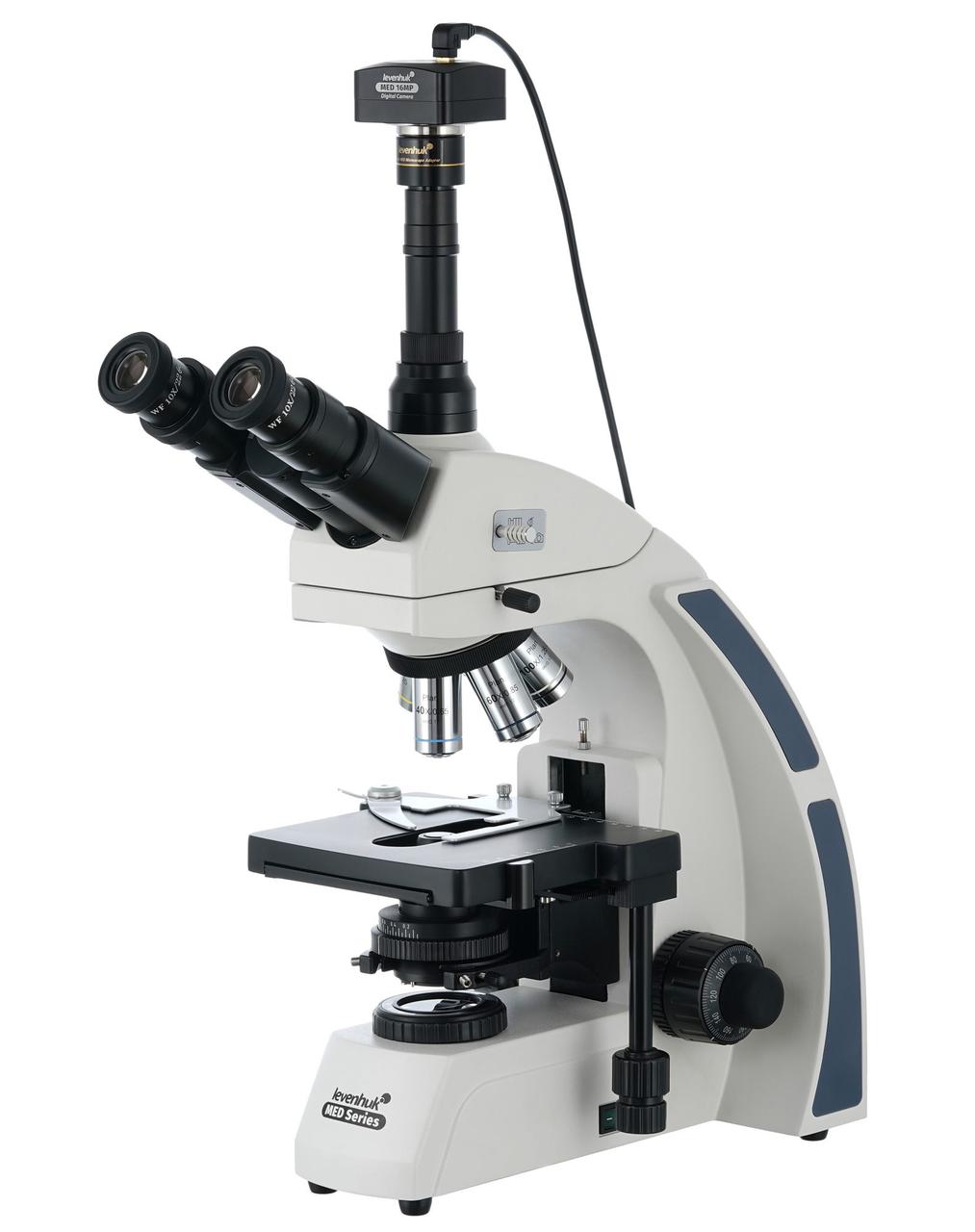 Микроскоп цифровой Levenhuk MED D40T, тринокулярный - фото 1 - id-p106004506