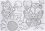 Раскраска «Мульти-Пульти» А4, 4 л., «Бабочки»