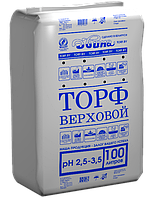 Торф верховой Двина 100л (кислый) 2,5 - 3,5 PH