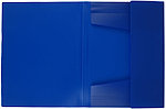 Папка пластиковая на резинке «Стамм.» толщина пластика 0,5 мм, синяя