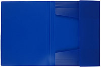 Папка пластиковая на резинке «Стамм.» толщина пластика 0,5 мм, синяя