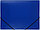 Папка пластиковая на резинке «Стамм» толщина пластика 0,5 мм, синяя, фото 2