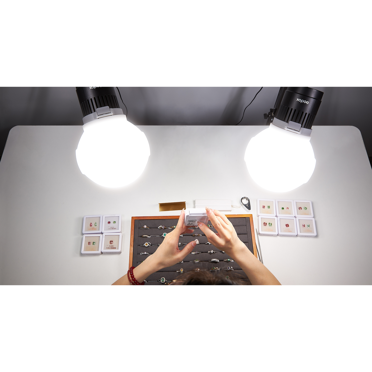 Комплект светодиодных осветителей Godox Litemons LC30D-K1 настольный - фото 10 - id-p220211869
