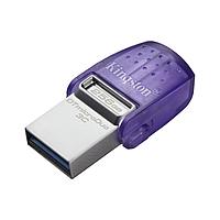 Накопитель Kingston DTDUO3CG3/256GB DataTraveler microDuo 3C USB3.2/USB-C OTG Flash Drive 256Gb (RTL)