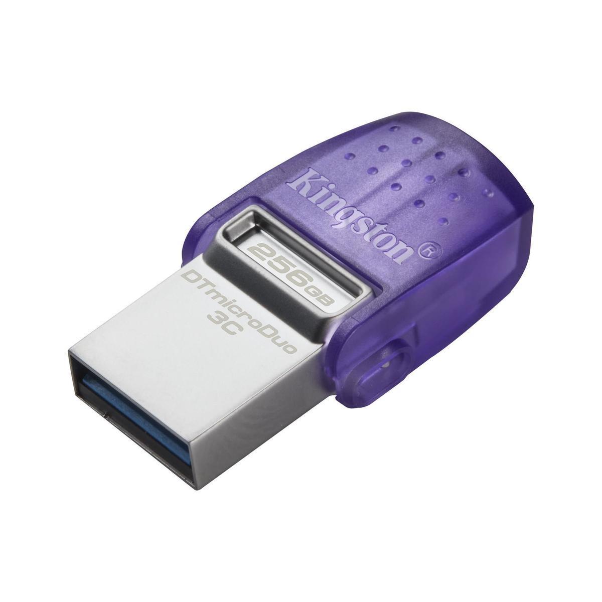 Накопитель Kingston DTDUO3CG3/256GB DataTraveler microDuo 3C USB3.2/USB-C OTG Flash Drive 256Gb (RTL) - фото 1 - id-p212722645
