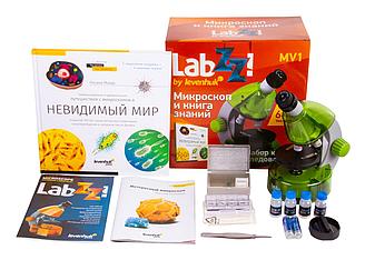 Набор Levenhuk LabZZ MV1: микроскоп и книга