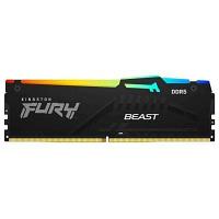 Оперативная память DDR5 32Gb PC-44800 5600MHz Kingston FURY Beast RGB (KF556C40BBA-32) CL40