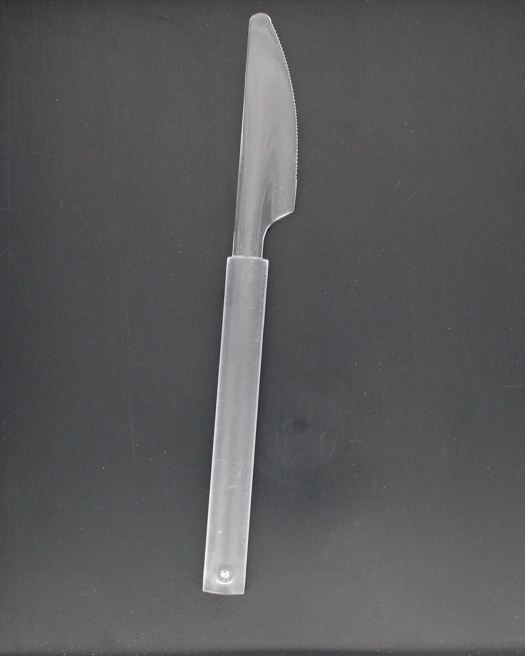 Нож столовый 190 мм прозрачный ЛЮКС (50шт) - фото 1 - id-p220217319