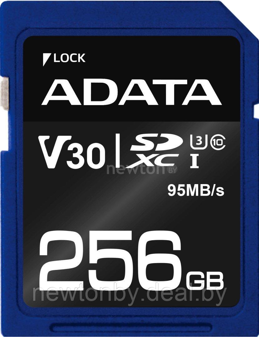 Карта памяти ADATA Premier Pro ASDX256GUI3V30S-R SDXC 256GB - фото 1 - id-p220217534