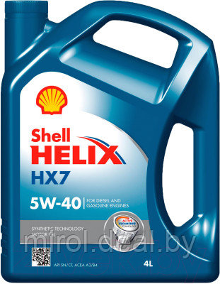 Моторное масло Shell Helix HX7 5W40 - фото 1 - id-p220218360