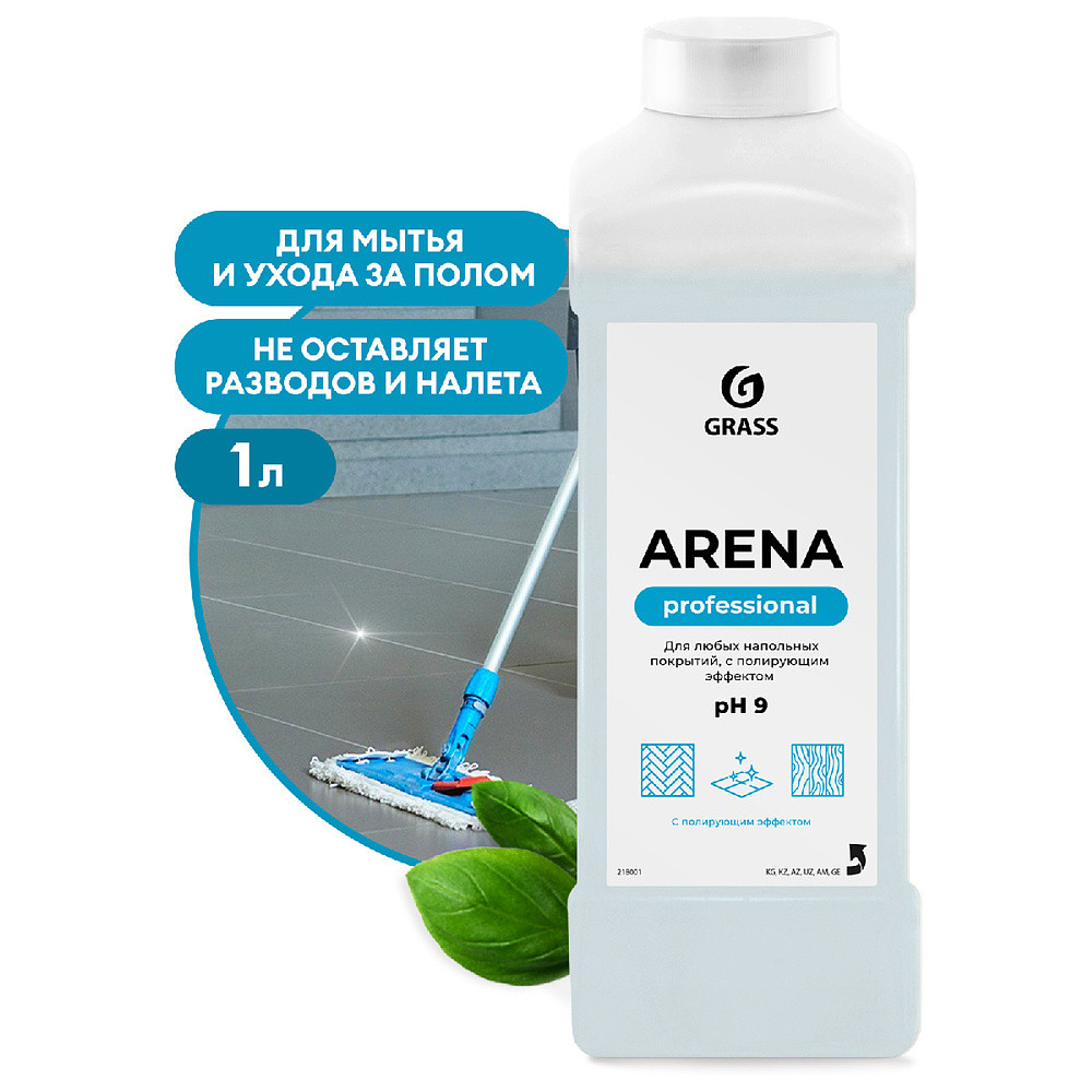 Средство моющее для пола ARENA нейтральное, 1л