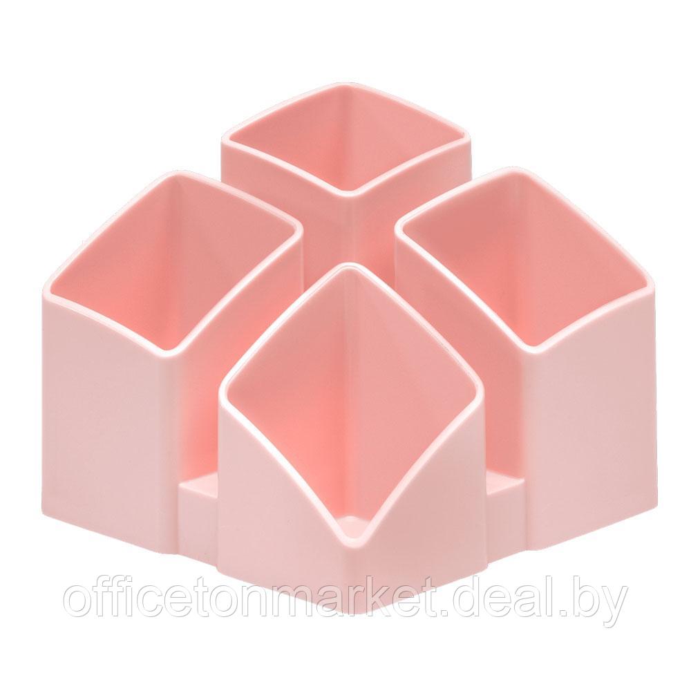 Подставка для канцелярских мелочей "Scala", розовый кварц - фото 1 - id-p220220059