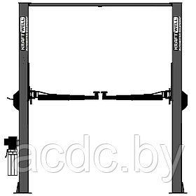 Подъемник двухстоечный г/п 4000 кг. электрогидравлический KraftWell арт. KRW4ELH2