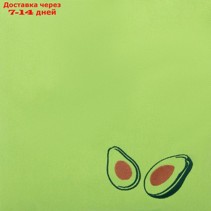 Сумка "Авокадо", 34 х 0,5 х 38 см, зелёный - фото 2 - id-p220215207
