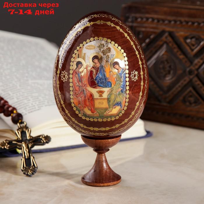 Сувенир Яйцо на подставке икона "Троица" - фото 1 - id-p220213020