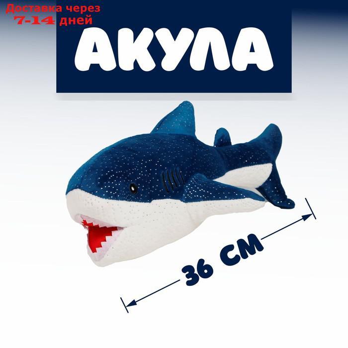 Мягкая игрушка "Акула", 36 см, цвета МИКС - фото 1 - id-p220211426