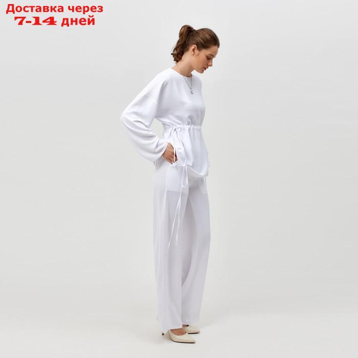 Костюм женский (туника, брюки) MINAKU: Casual Collection цвет белый, р-р 46 - фото 8 - id-p220214280