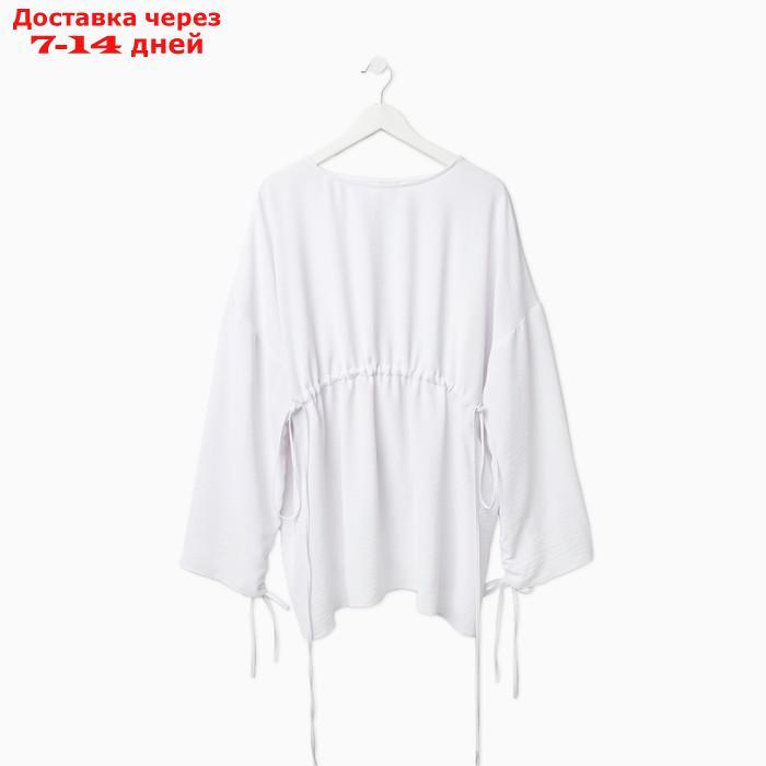 Костюм женский (туника, брюки) MINAKU: Casual Collection цвет белый, р-р 46 - фото 10 - id-p220214280