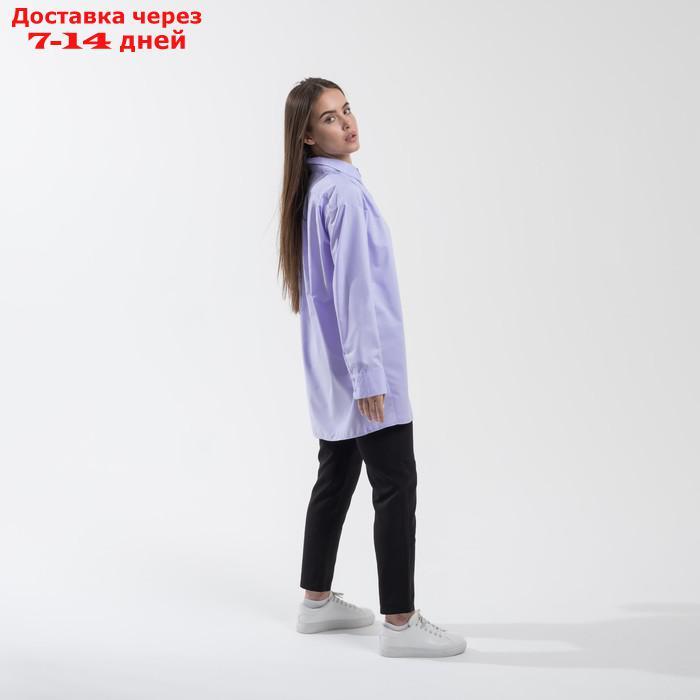 Рубашка SL, косая планка, 42-44, лаванда - фото 3 - id-p220215284