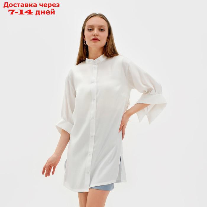 Рубашка женская MINAKU: Casual collection цвет молочный, р-р 48 - фото 1 - id-p220215361