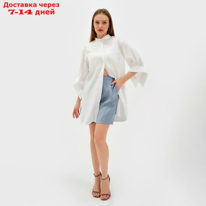 Рубашка женская MINAKU: Casual collection цвет молочный, р-р 48 - фото 3 - id-p220215361