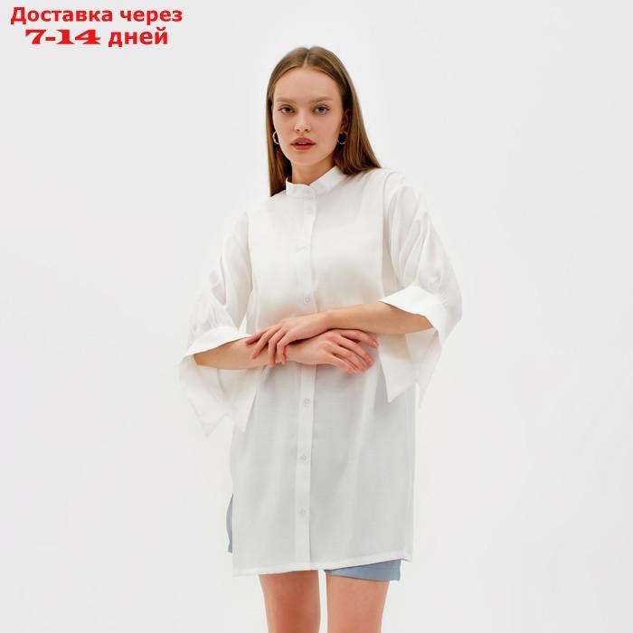 Рубашка женская MINAKU: Casual collection цвет молочный, р-р 48 - фото 6 - id-p220215361