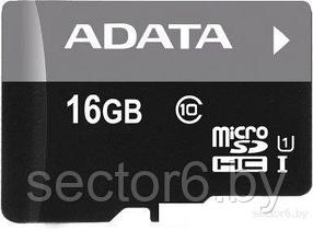 Карта памяти A-Data Premier microSDHC UHS-I (Class 10) 16GB (AUSDH16GUICL10-R)