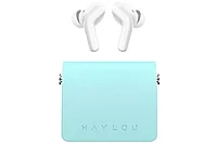 Наушники беспроводные Bluetooth Haylou T87 Lady Bag Голубой