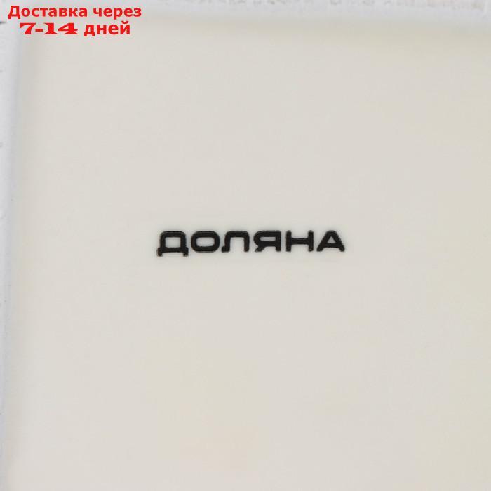 Дозатор для жидкого мыла Доляна "Гранит", 400 мл, цвет белый - фото 4 - id-p220212287