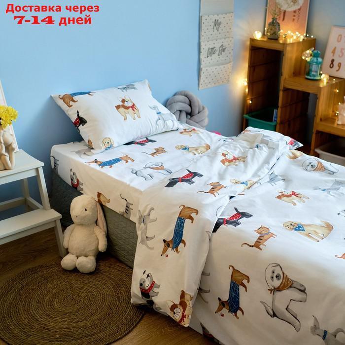 КПБ Этель 1.5 сп Dog party, 143*215 см, 150*214 см, 50*70 см -1 шт,100% хл, бязь - фото 6 - id-p220213497