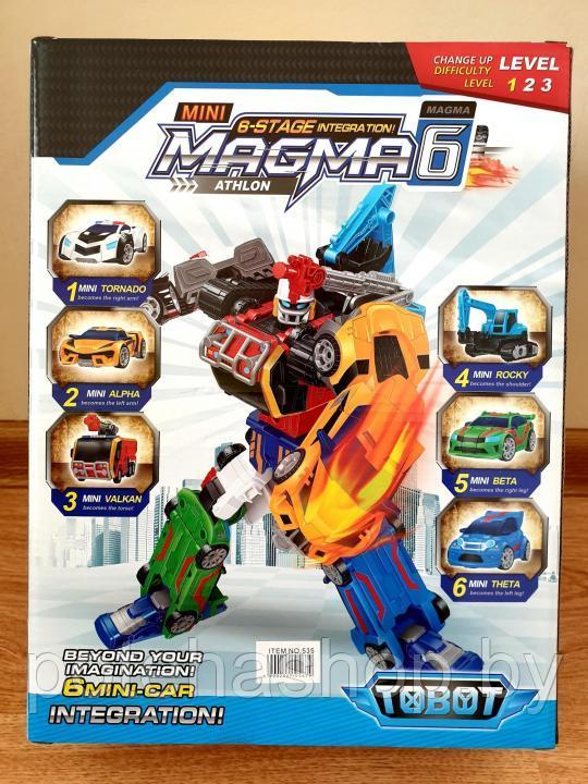 Робот-Трансформер 6 в 1 "Тобот: Magma 6" 535