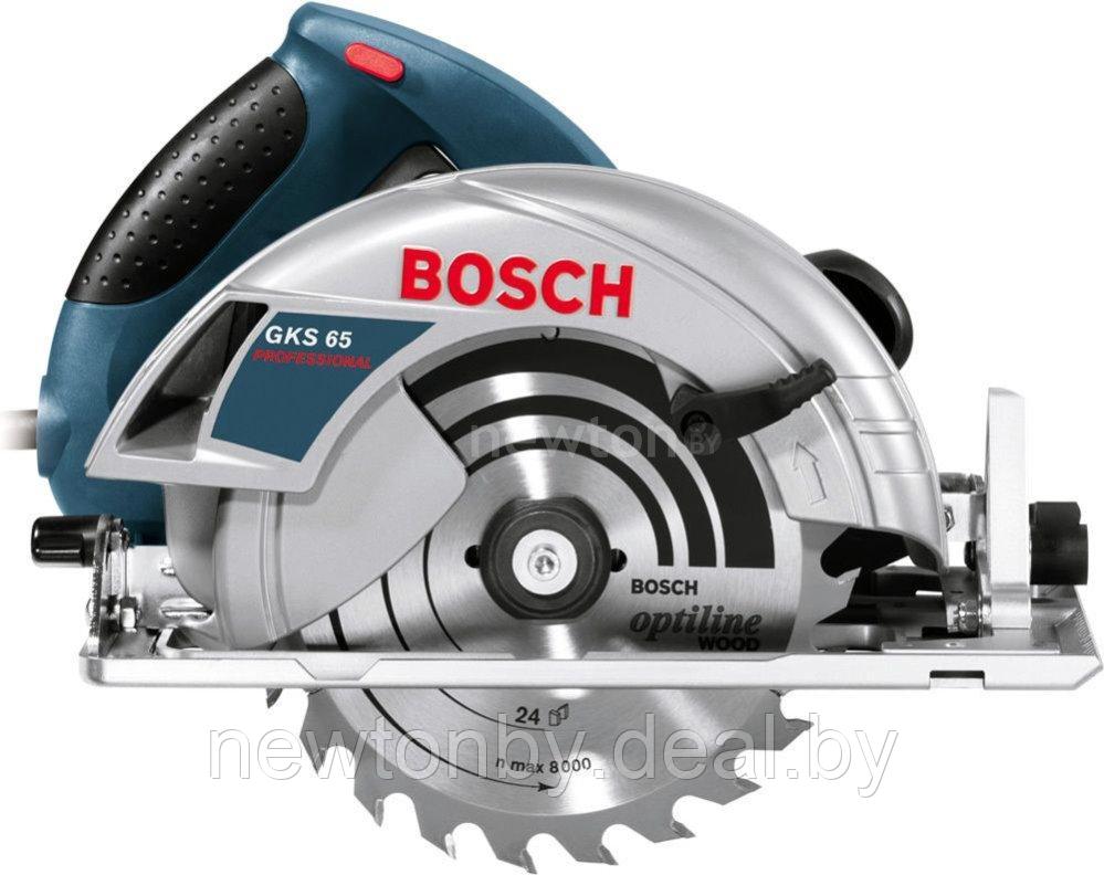 Дисковая (циркулярная) пила Bosch GKS 65 Professional (0601667000) - фото 1 - id-p201825326