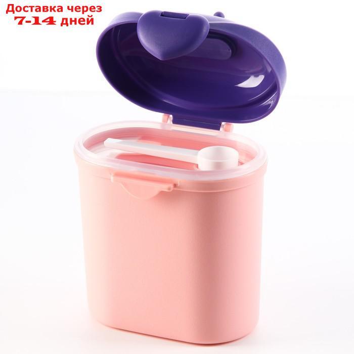 Контейнер для хранения детского питания "Корона", большой, цвет розовый - фото 4 - id-p220214875