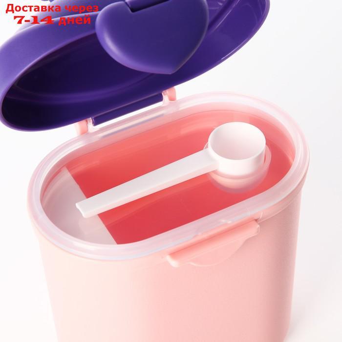 Контейнер для хранения детского питания "Корона", большой, цвет розовый - фото 5 - id-p220214875