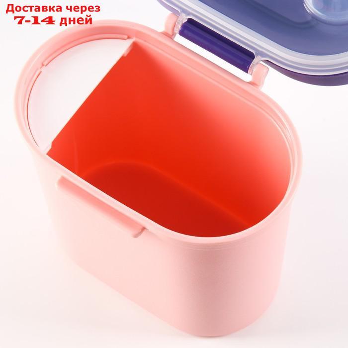 Контейнер для хранения детского питания "Корона", большой, цвет розовый - фото 6 - id-p220214875