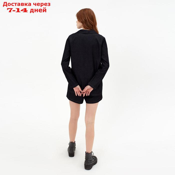 Костюм женский (жакет, шорты) MINAKU: Enjoy цвет чёрный, р-р 42 - фото 9 - id-p220213854