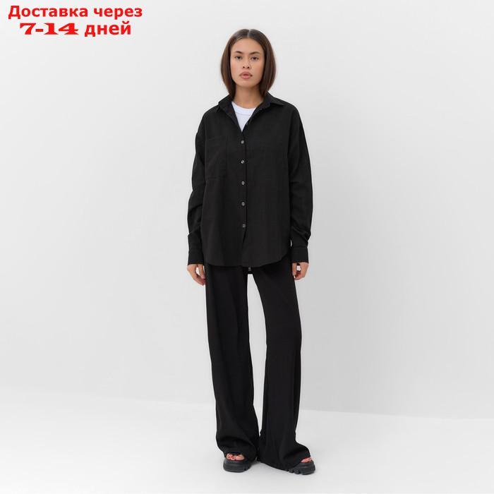 Рубашка женская MIST р. 48-50, черный - фото 4 - id-p220213859