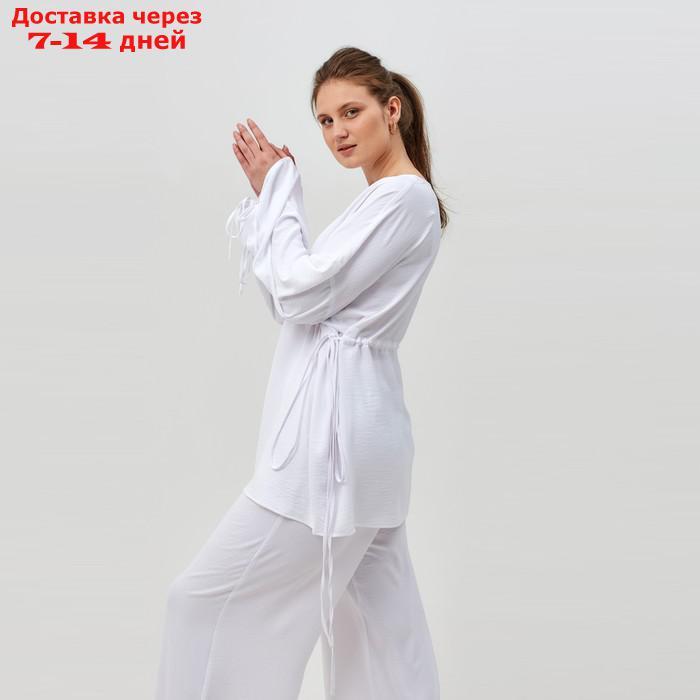 Костюм женский (туника, брюки) MINAKU: Casual Collection цвет белый, р-р 52 - фото 6 - id-p220213895