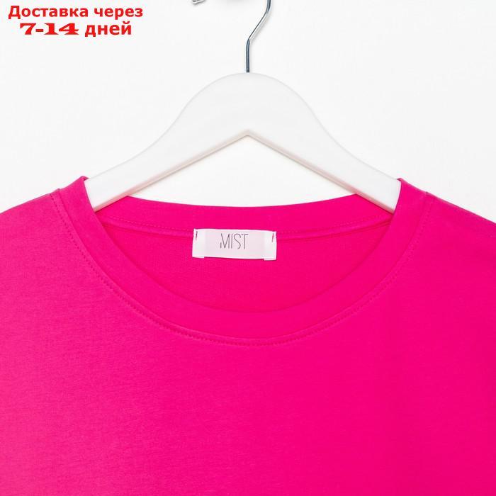 Костюм женский (толстовка и шорты) MIST, р. 40-42, розовый - фото 8 - id-p220213901