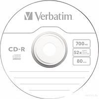 CD-R диск Verbatim DL Extra Protection 700Mb 52x 43725 (CakeBox, 10 шт.)