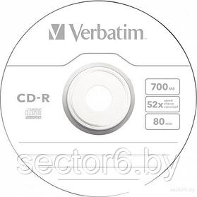 CD-R диск Verbatim DL Extra Protection 700Mb 52x 43725 (CakeBox, 10 шт.)