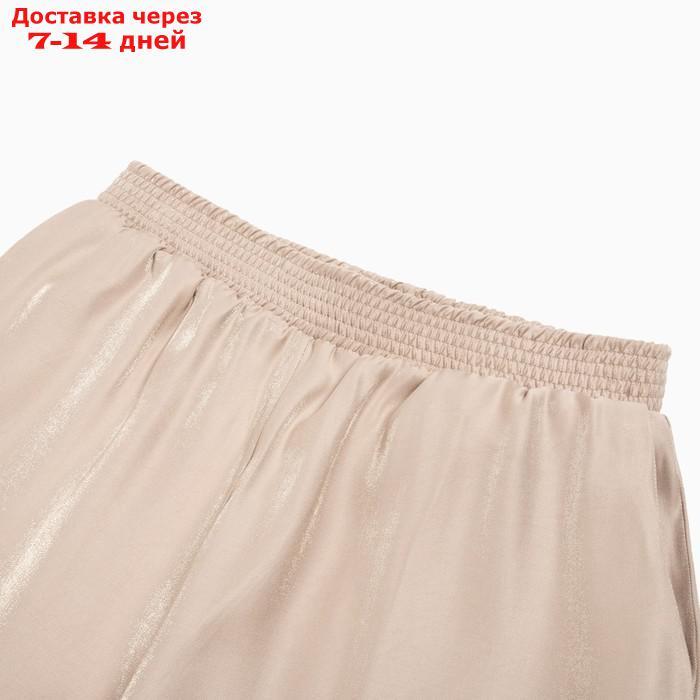 Комплект женский (футболка, брюки) MINAKU: Enjoy цвет бежевый, р-р 42 - фото 10 - id-p220213926