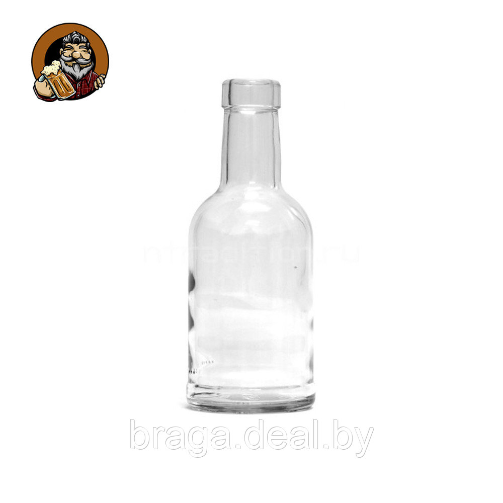 Бутылка Домашний Самогон 0.2 л (пробка в комплекте) - фото 1 - id-p220225150