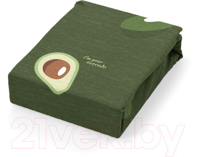 Комплект постельного белья Samsara Авокадо евро-стандарт 220-10 - фото 4 - id-p220230777