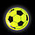 Светоотражающие наклейки «Мяч», d = 5 см, 4 шт на листе, цвет МИКС, фото 3