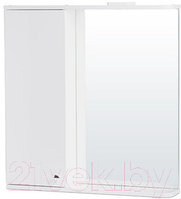 Шкаф с зеркалом для ванной СанитаМебель Камелия-11.70 Д2