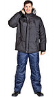 Куртка утепленная зимняя мужская Гудзон (цвет темно-синий), фото 4