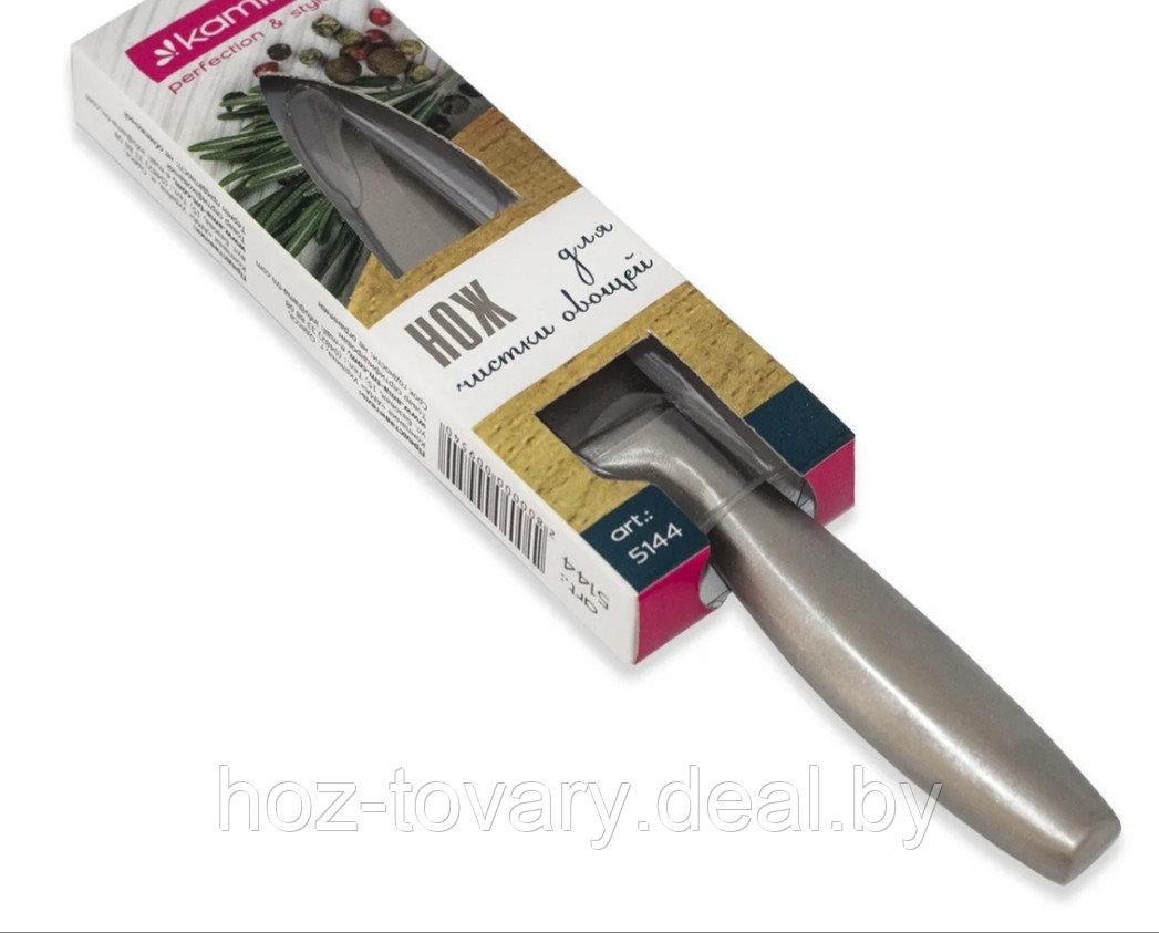 Нож для чистки овощей Kamille 8.5 см арт. KM 5144 - фото 3 - id-p220220550